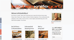 Desktop Screenshot of kitchenknifeguru.com
